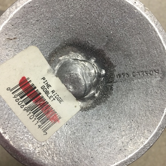 Vintage Carson Statesmetal Pine Ridge Goblets - Picture 5 of 5